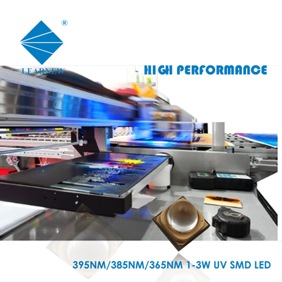 3838 3535 puce 365nm 405nm 395nm 1-3W 3.4-3.8V d'UVA LED SMD pour le module de traitement UV