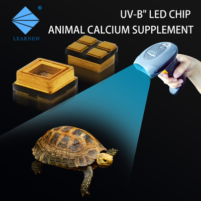 LED SMD en céramique UVB LED CHIP 290nm 300nm 310MN 315nm 3535 Puce LED pour le supplément de calcium pour animaux