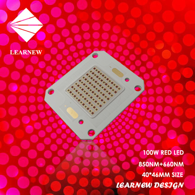 Haut ÉPI LED Chips For Sensor Automotive Printer de l'efficacité 660nm 840nm 100watt 4046