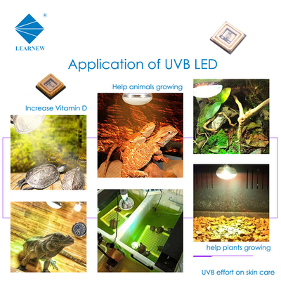 Les puces LED photosensibles 3W 3535 UVB 320nm 315nm 306nm 340nm pour le durcissement et le revêtement