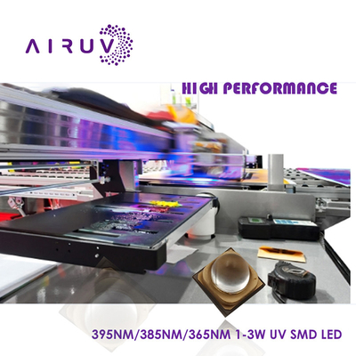 OEM ODM 3838 Smd UvA LED Chip 365-395nm pour le durcissement UV Chip Led