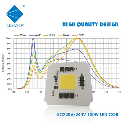 Luminance élevée de l'ÉPI LED de l'ÉPI 60-80umol/S 100W à C.A. LED de LERANEW