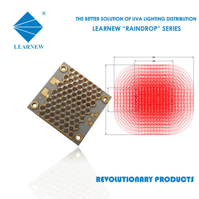 Lentille en verre UV à haute densité de 200W 395nm LED Chips With Quartz