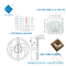 Uva a mené l'imprimante 3D de traitement UV UV de l'usine 3838 3W UVA LED Chips For de Shenzhen