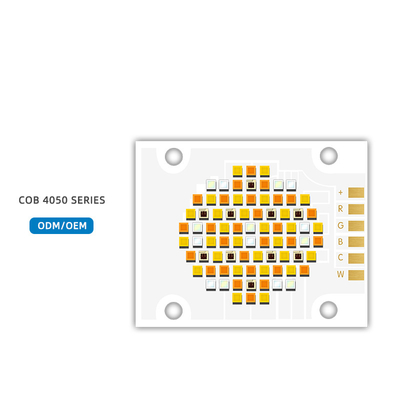 Puce LED à cinq couleurs COB de 180W haute IRC 95 RGBWC pour LED haute puissance DC 21v 24v 26v 36v 48v