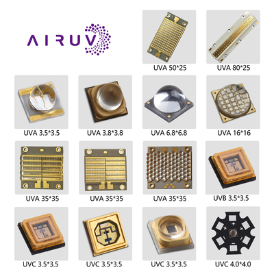 3D imprimante 3535 3838 6868 puce UV 365nm 385nm d'UVA 10W 50W 100W 200W 300W LED