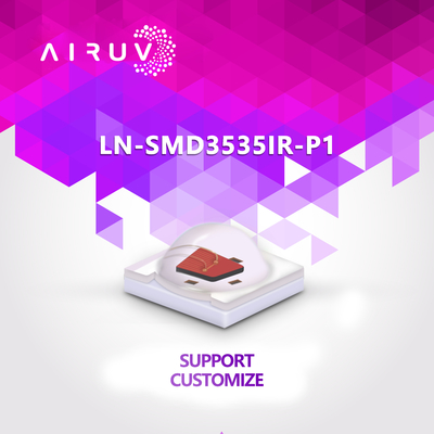 SMD 3535 Ir LED Chip 2w 1.7v 1.5v 1.3v 730nm-950nm Pour l'impression 3D en réalité virtuelle