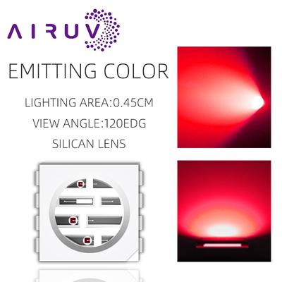 Vente en gros de la série SMD5050UYFIR 0.5w puce LED 585-595nm 840-850nm 80-100mW pour appareils photo et impression 3D Avec échantillon gratuit