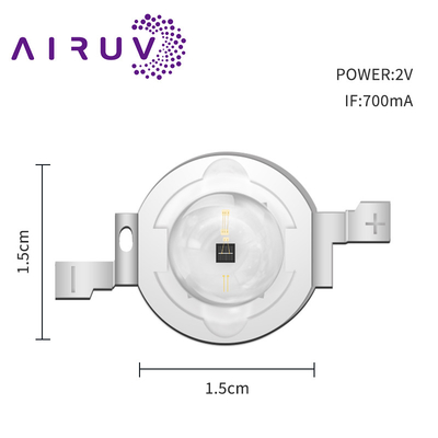 En gros 2W 585-590nm 800-810nm LED Chip 950-1100mW 700mA 2.0-2.4V Pour lampe thérapeutique