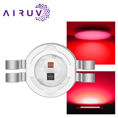 Émetteur à LED infrarouge 2w*2 Chip Ir Led 650-660nm Haute puissance R8.0mm Diode à LED infrarouge