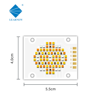 180W CRI 95 COB RGBCW 24V-26V 5 puce LED couleur pour la lumière de scène par LED