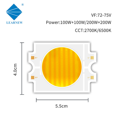 2700k 6500k Cct réglable Led Cob 100w+100w 200w+200w Bi couleur double couleur Cob Lampes pour la photographie