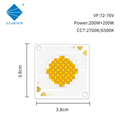 200W 200W COB LED Chip CRI95 Bicolore COB LED avec double atténuation CCT 2700K 6500K
