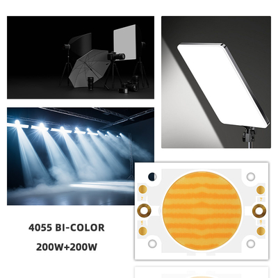 Personnalisé 200w 4055 Dual Couleur Cob Led avec 200W 200W de puissance et blanc 2600k 6500k