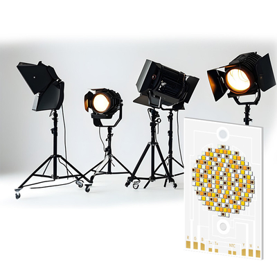 3856 SIZE Lampes de cinéma Lampes de scène 300W COB Chip CRI95 500W 2700K 6500K RGBCW RGBWW Dimmable CCT COB LED usine OEM ODM