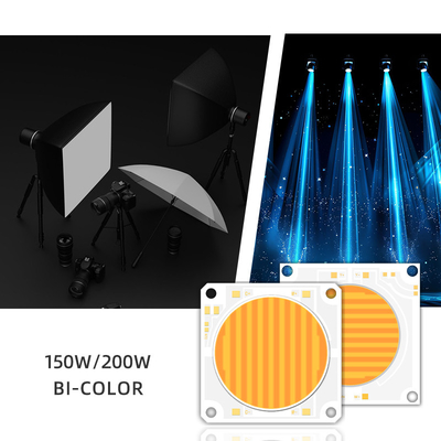 5454 Bi-color 2700k 6500k Cct Haute puissance 1500w 200w Cob Led Chip Module pour lampe de photographie
