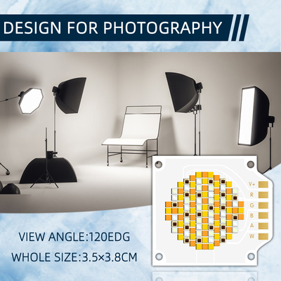 Cinq en un à couleur entière LED Cob 250W~350W 3538 2700K 6500K RGBCW LED chip cob 24-26V