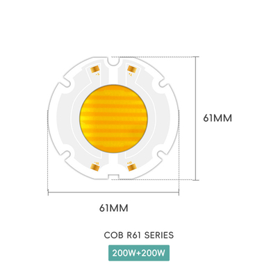 Puce à LED à spectre complet AC 51-53V 2700K-6500K Puce à LED AC COB 200w