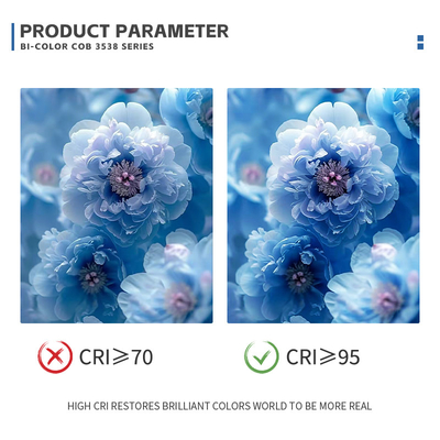 350w 200+200w Photographie lumière LED puce, CRI96 COB LED puce 2700-6500K 4000K pour les lumières de scène
