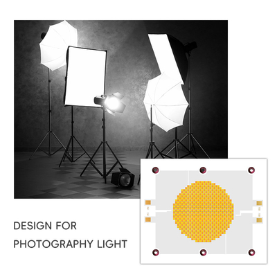 Puissance élevée COB LED Chip 1200W Bi couleur 2800k 6500k LED COB Chip pour lampe photographique