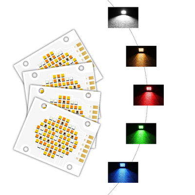 RGBWC Cinq couleurs 180W High CRI 95 LED COB Chip 40X50MM LED Chip pour les lumières de scène / flash / photographies