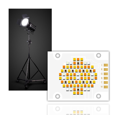 180W RGBCW COB puces LED pour les lumières de photographie 5 couleurs en 1 émission Taille 32 mm CRI élevé 95