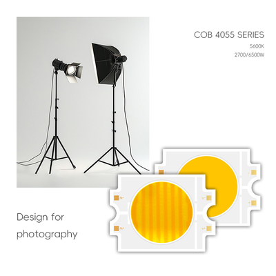 40x55mm COB Light Board LED Surface Source de lumière froide et chaude Blanc naturel bleu rouge 75V 300W puce LED