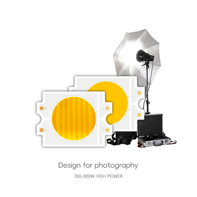 Dimming 72V 75V Double couleur 300W + 300W Voltage constant COB LED 4055 Bi couleur 2700k 6500k 95ra Led pour la lampe de voie