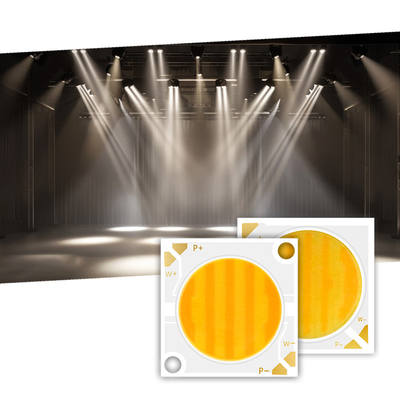 2424 Bicolore COB LED CCT 2700k à 6500k haute CRI95 COB LED puce réflecteur forme R21mm 40W+40W 100-110lm/w 1.1A 36-38V COB lumières