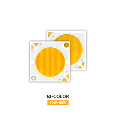 Puce LED COB 2800k / 6500k CCT RA95 puce LED COB haute IRC R21mm 40W+40W 100-110lm/w 1.1A 36-38V pour les lampes de scène