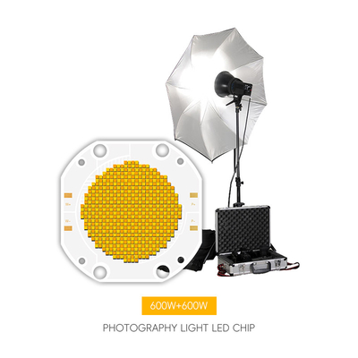 Prix d'usine 75*75 60V 600W+600W LED à double CCT COB Bi Couleur COB LED Puce haute puissance COB LED