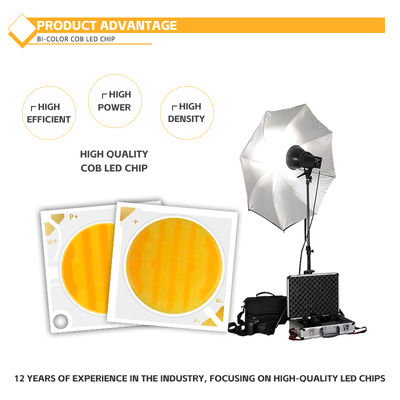 LED COB bi-couleur à IRC élevé 30W/40W/50W/80W 2 en 1 Blanc chaud et Blanc froid 2424 Chip COB LED