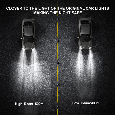 Lumière de voiture à LED de 15W COB DC9V 2700K-7000K H4 H7 H4A