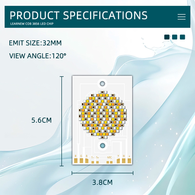 300W 500W COB LED Chip 110LM/W RGBCW pour les lumières de photographie