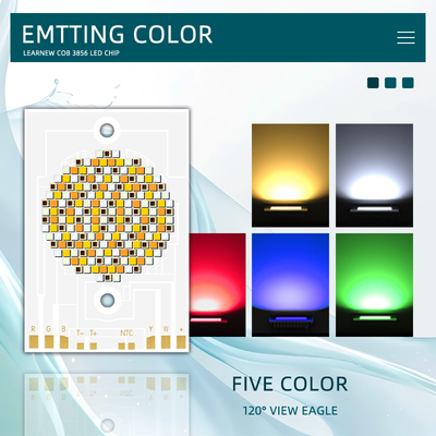 300W 500W COB LED Chip 110LM/W RGBCW pour les lumières de photographie