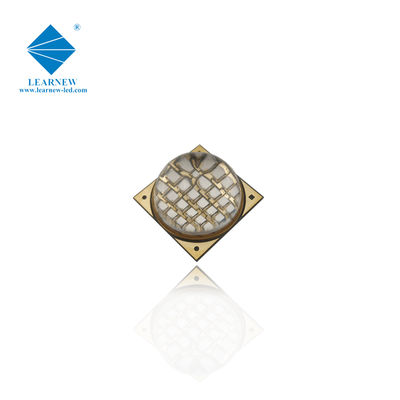 100W 395nm 60-90deg UVA LED COB puce pour le durcissement UV avec lentilles de verre au quartz
