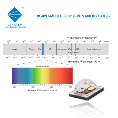 RGBW 5050 SMD LED Chip with 4 in 1 Color 700mA and 3-Year Warranty for High Power Applications
