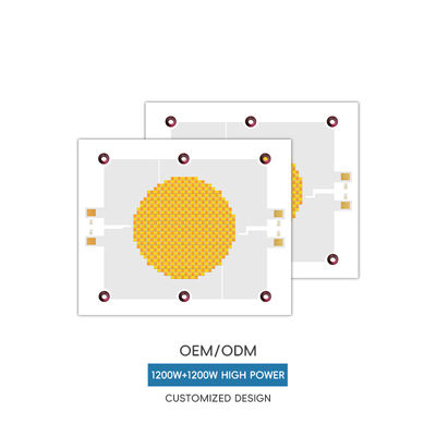 Puce LED COB haute efficacité avec 10000 heures de fonctionnement, angle de vision de 120° et matériau Algainp pour les éclairages de scène et de photographie