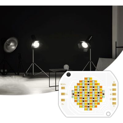Puce LED COB 350W 2700K-6500K RGBCW couleur complète réglable avec angle de vision de 120° pour projecteurs de scène et de photographie