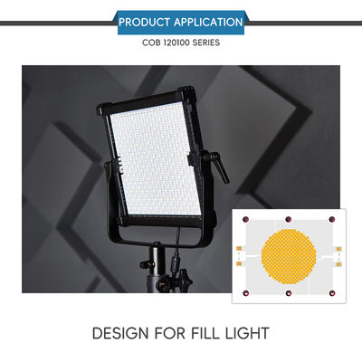 Puce LED COB Bi-Calor Professionnelle 1200W+1200W 70-100lm/w 120*100mm avec Garantie de 2 ans pour Lumière de Photographie