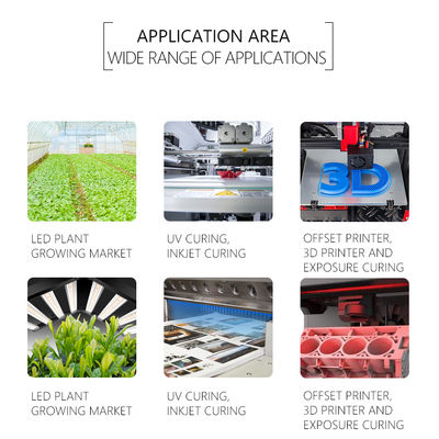 Puce LED UVA haute puissance à diode directe d'usine SMD6868 365nm 385nm 395nm 10W Lumière LED UV pour durcissement UV et imprimante 3D