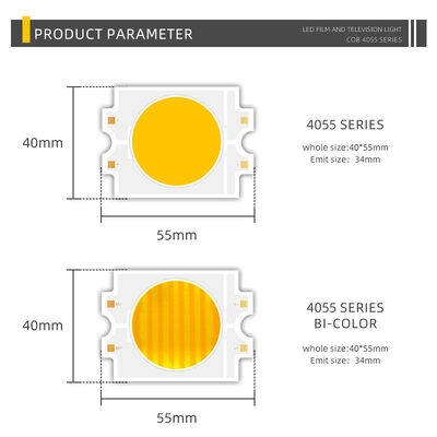 L'éclairage de l'appareil est de deux couleurs CCT CRI95 600W 2700-6500K 40000LM DOWNLIGHTS