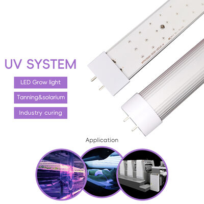Tube LED UV 1.5M 365nm 370nm 100W 120W Lampe Tube UV Lit de bronzage AC Design 1.7M Solution Photothérapie UV LED Expert