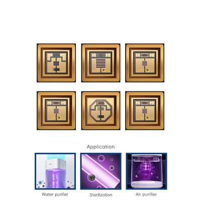 Diode LED UV 5W-7W 55mil SMD3838 Haute Puissance 365nm 385nm 395nm 405nm Puces LED UV pour Durcissement UV