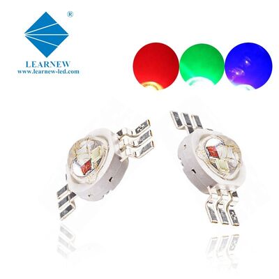 Cadre à plomb en cuivre pur 3w Rgb Led Array Puissance élevée Puce LED rouge vert bleu pour l'éclairage de piste et de piste