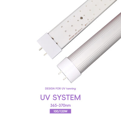 Fabricant de LED UV 365nm 370nm 100W 120W Lampes à tubes UV Tanning BED Expert en photothérapie par LED UV