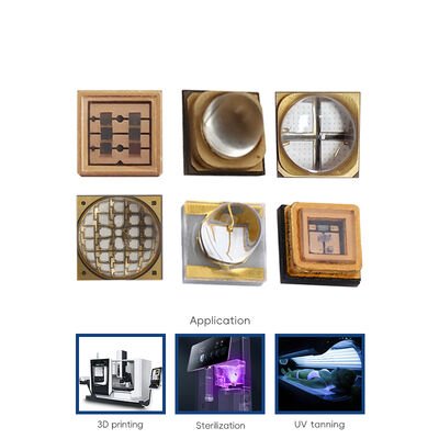 8-12mW 0,5w 3535 très profonde UVC 120 degrés 270-280nm UV UV ultraviolet UVC modules de diodes à LED