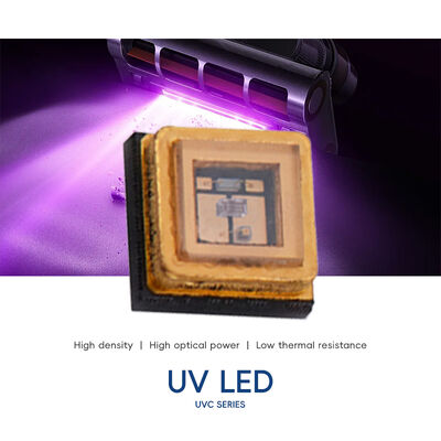 UV UVC 3535 Package 265nm SMD High Performance SMD 100mA 150mA  UVC LED Diode 1W 255nm 275nm Water Air Purifications