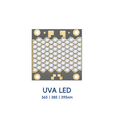 200W Raindrop UV Led 3535 COB UVA LED 395nm 365nm UV LED 38V Machine d'impression de durcissement UV COB Module LED UV-A LED 385nm