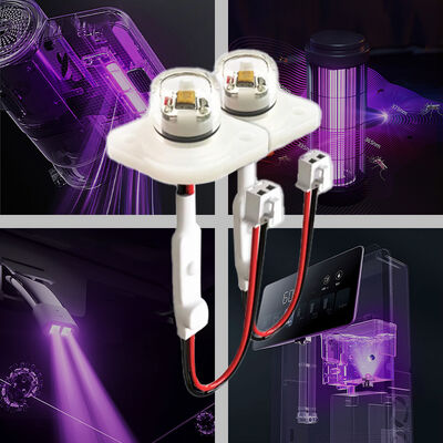 Module LED à haute efficacité UV UV-C DC12V UVC 275nm 0,5W 40mA IP68 DC24V Purifier l'eau et l'air 6-10mW